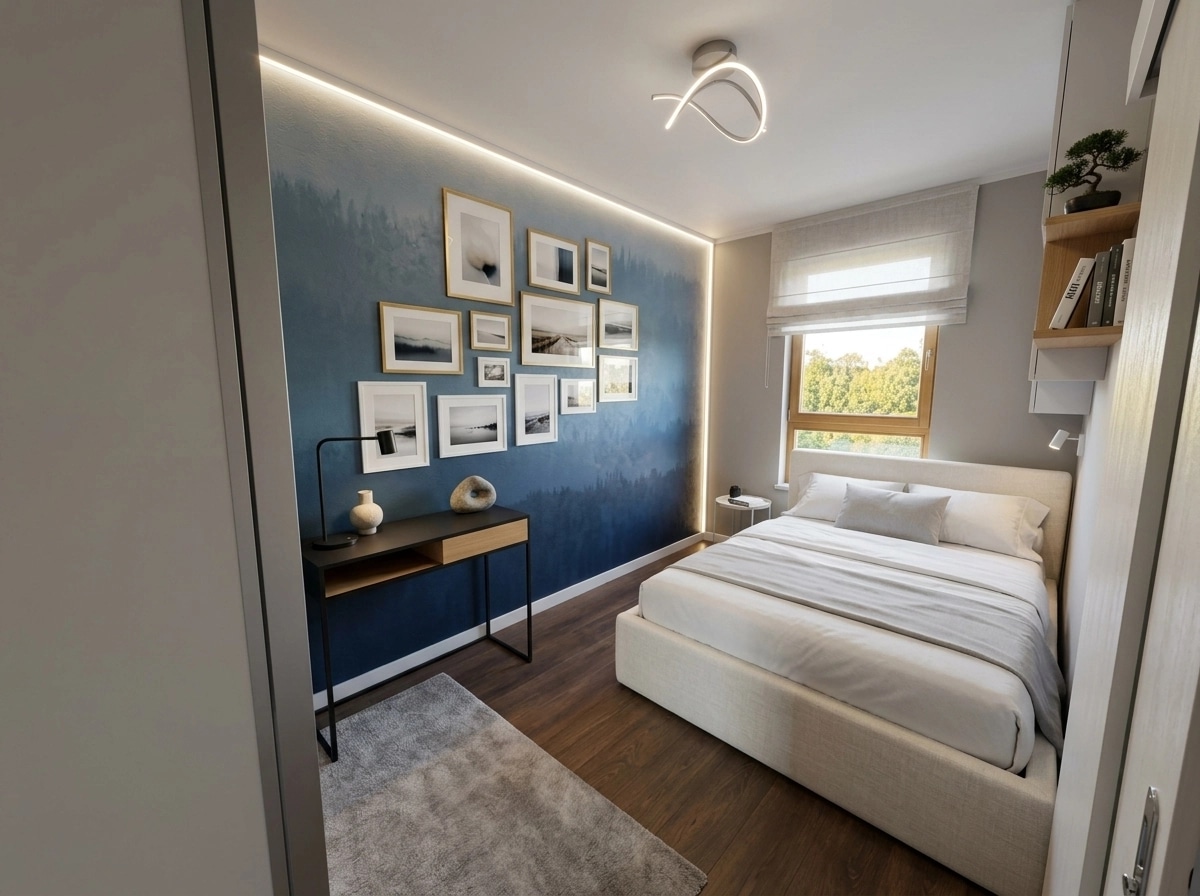 Minimalism Bedroom design — interior photo by GenRoom AI