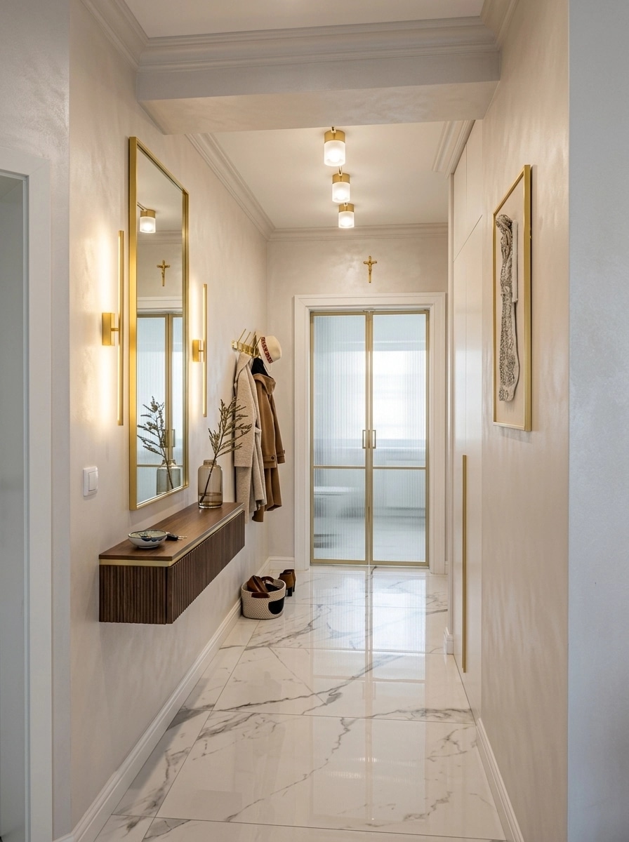 Interior design in Contemporary style — Hallway by GenRoom AI