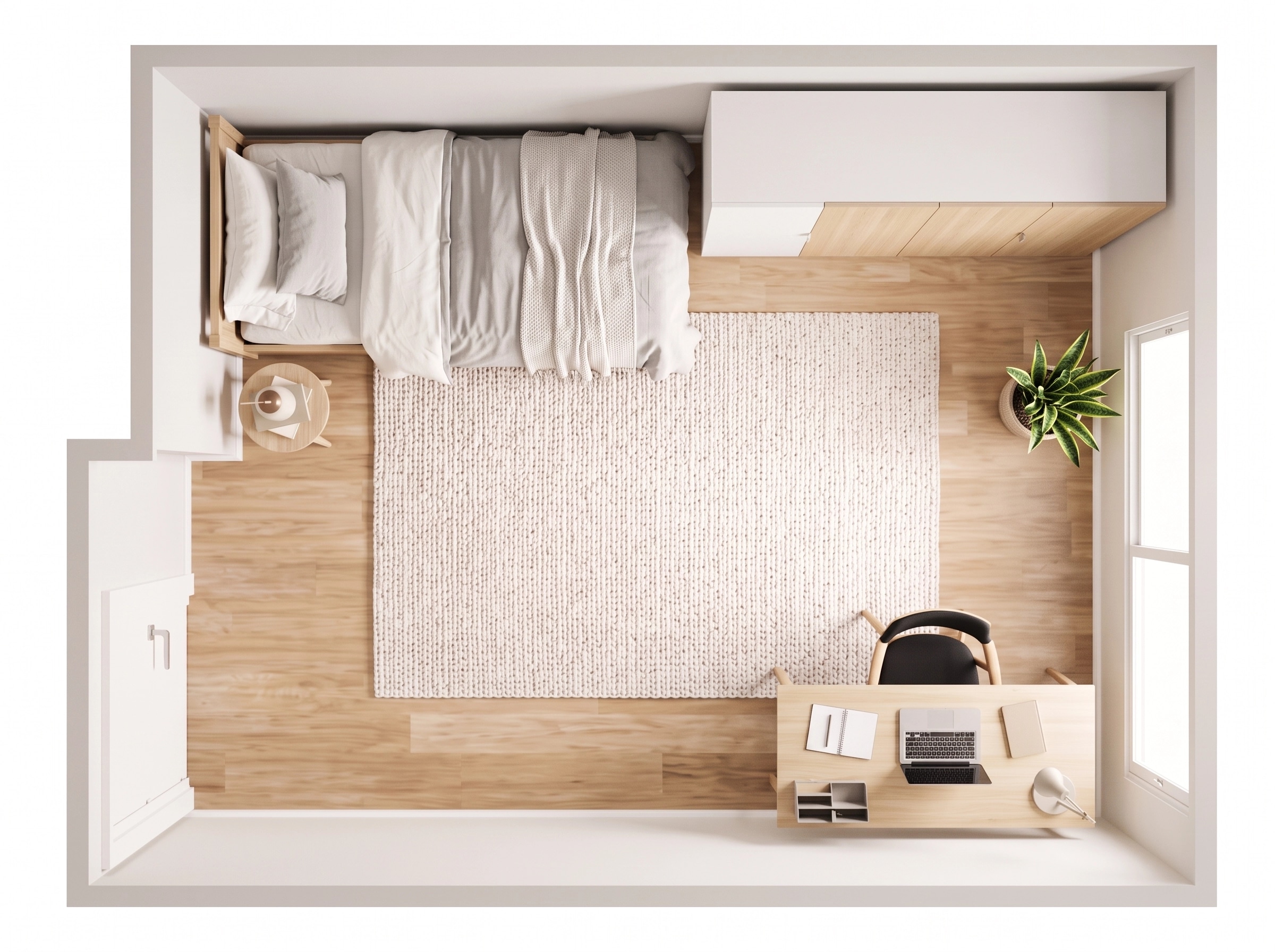 Interior design in Scandinavian style — Living Room by GenRoom AI