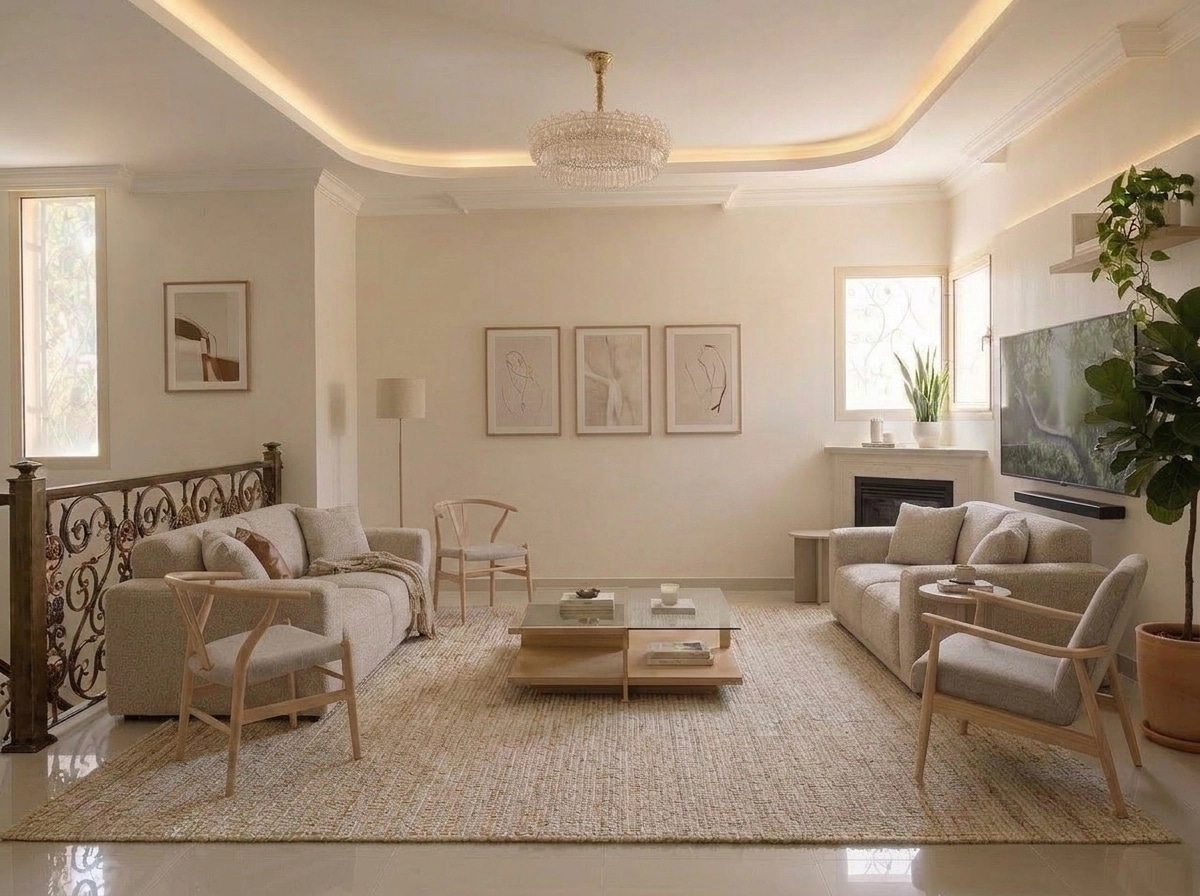 Scandinavian Living Room design — interior photo by GenRoom AI