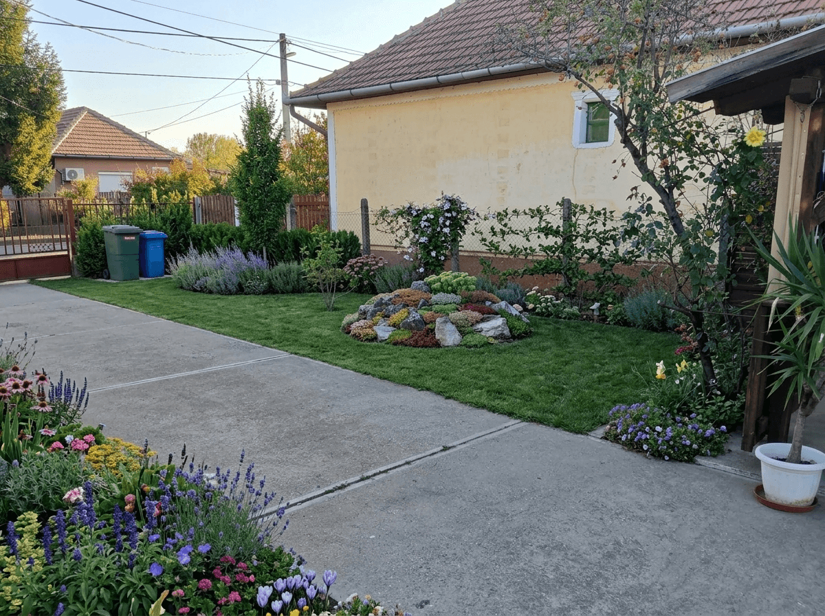 تصميم المناظر الطبيعية بنمط Contemporary Yard — الحديقة من GenRoom AI