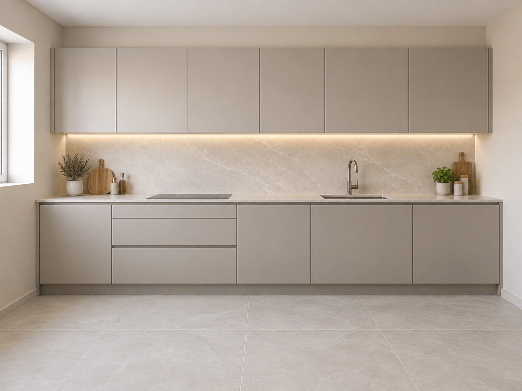Kitchen interior in Contemporary style — photo by GenRoom AI