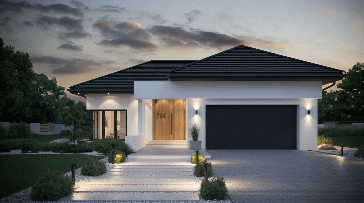 Facade design in Contemporary Facade style — Facade by GenRoom AI