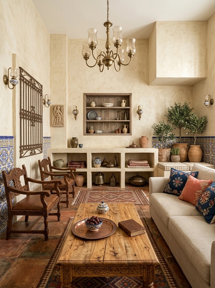 Interior design in Mediterranean style — Living Room by GenRoom AI