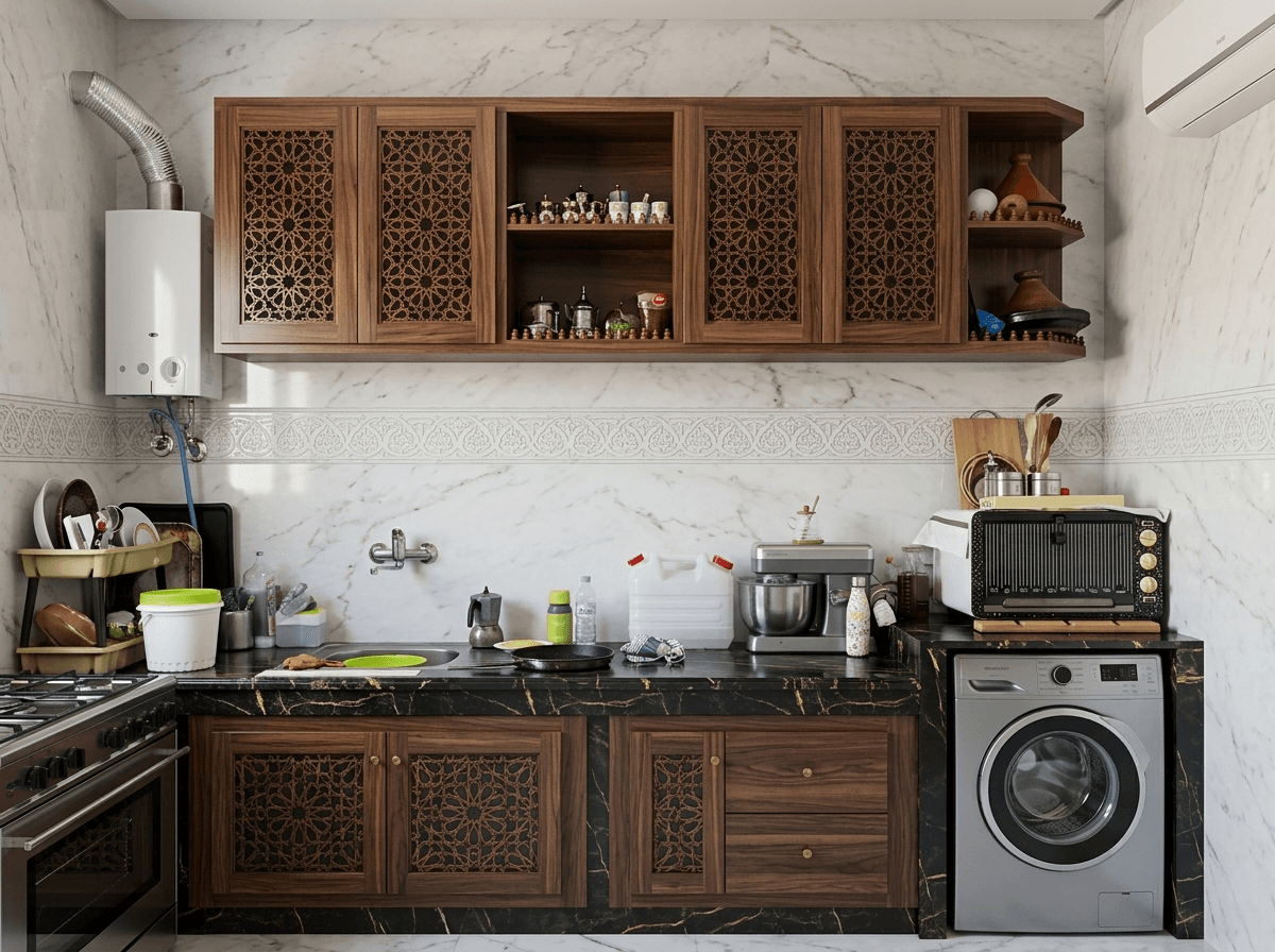 Kitchen interior in no_style style — photo by GenRoom AI