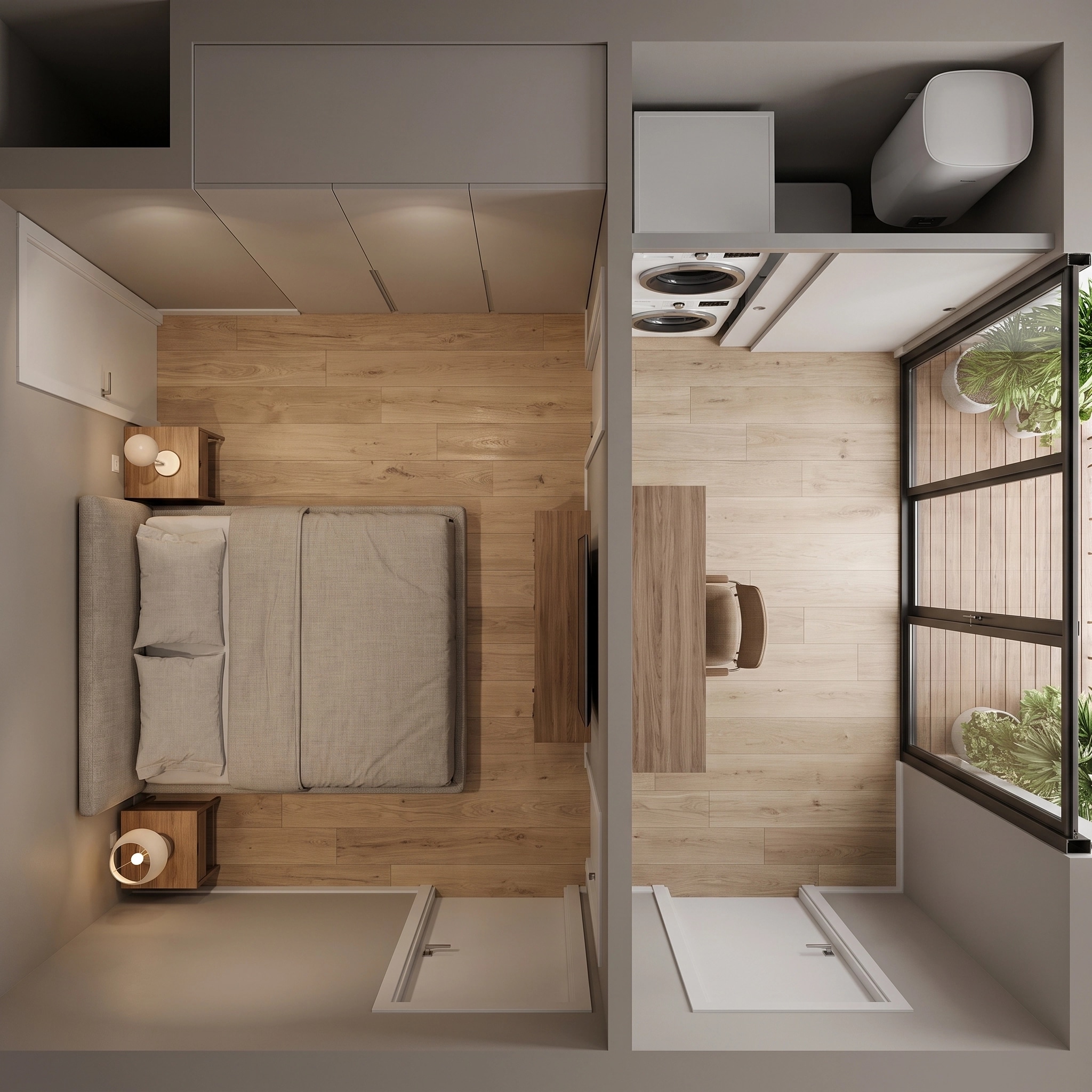 Interior design in Contemporary style — Living Room by GenRoom AI