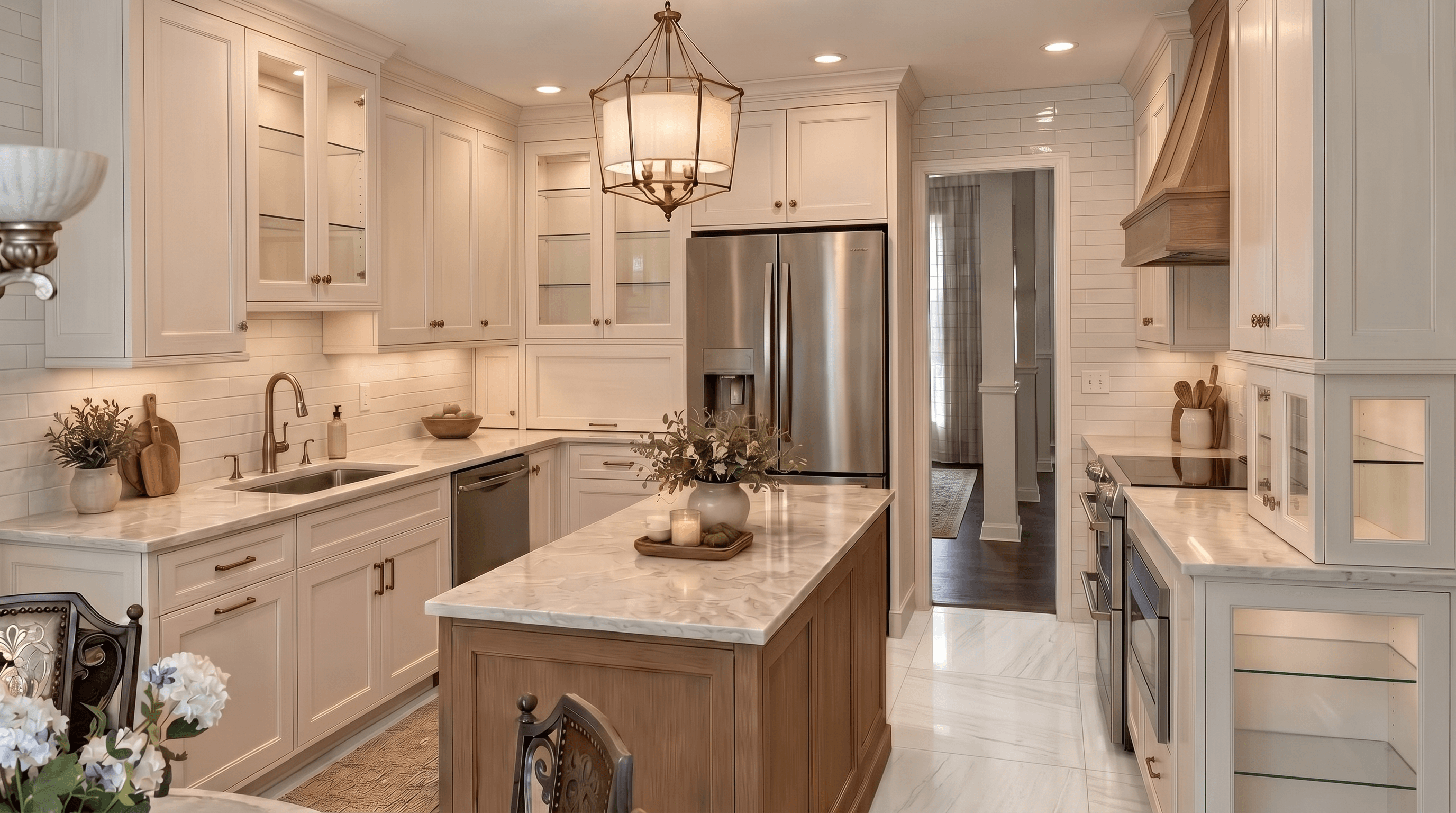 Kitchen interior in Classic style — photo by GenRoom AI