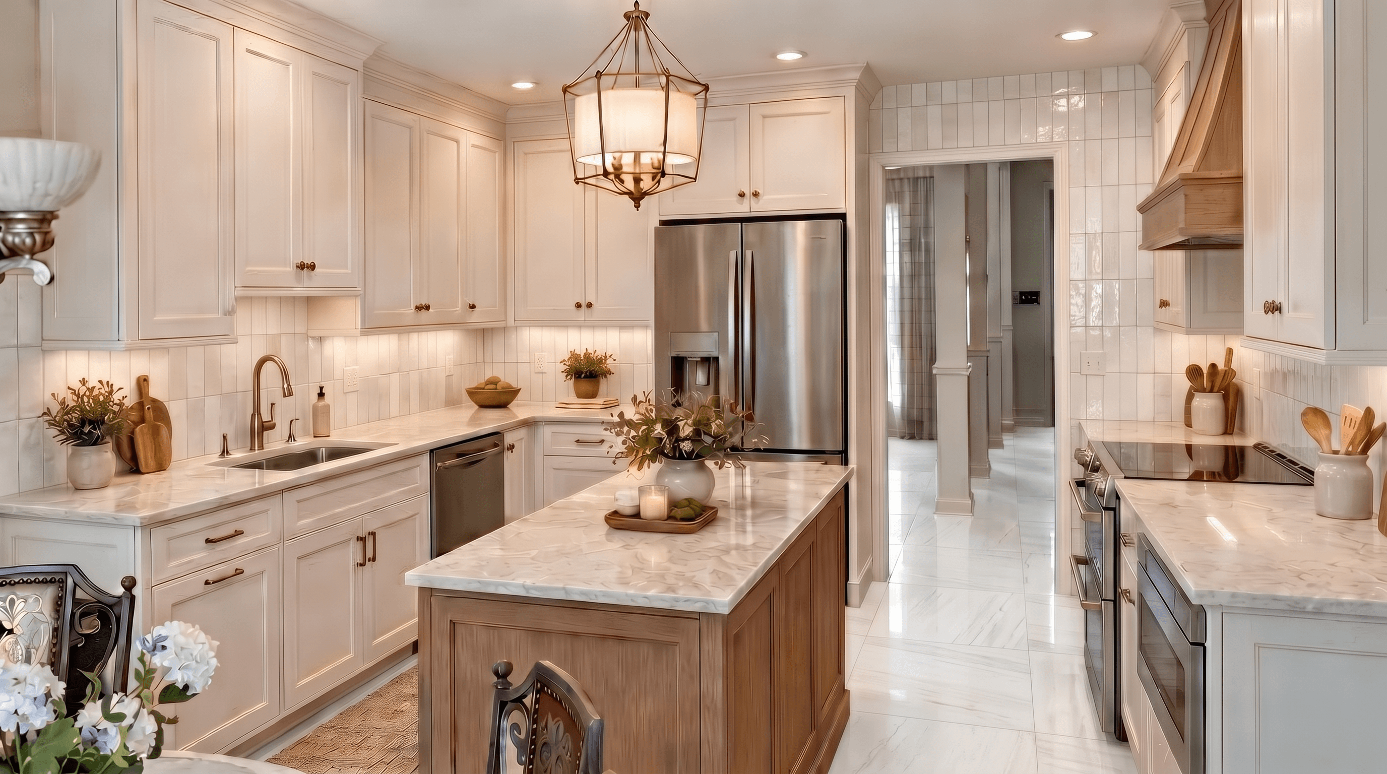 Kitchen interior in Classic style — photo by GenRoom AI