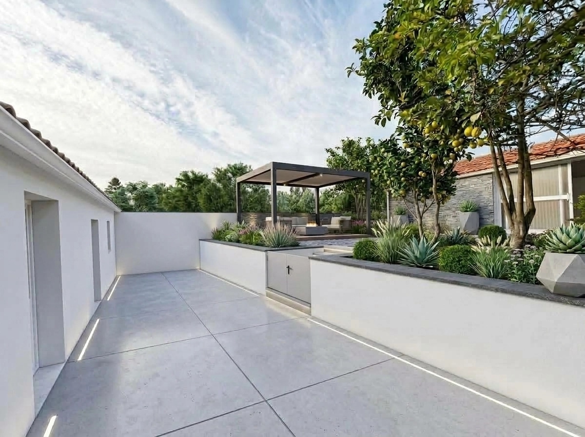 Contemporary Yard Yard design — yard photo by GenRoom AI