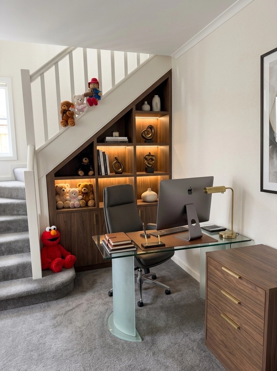 Office interior in Contemporary style — photo by GenRoom AI