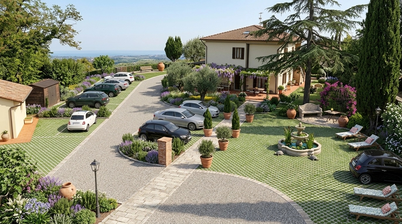 Mediterranean Yard Yard design — yard photo by GenRoom AI