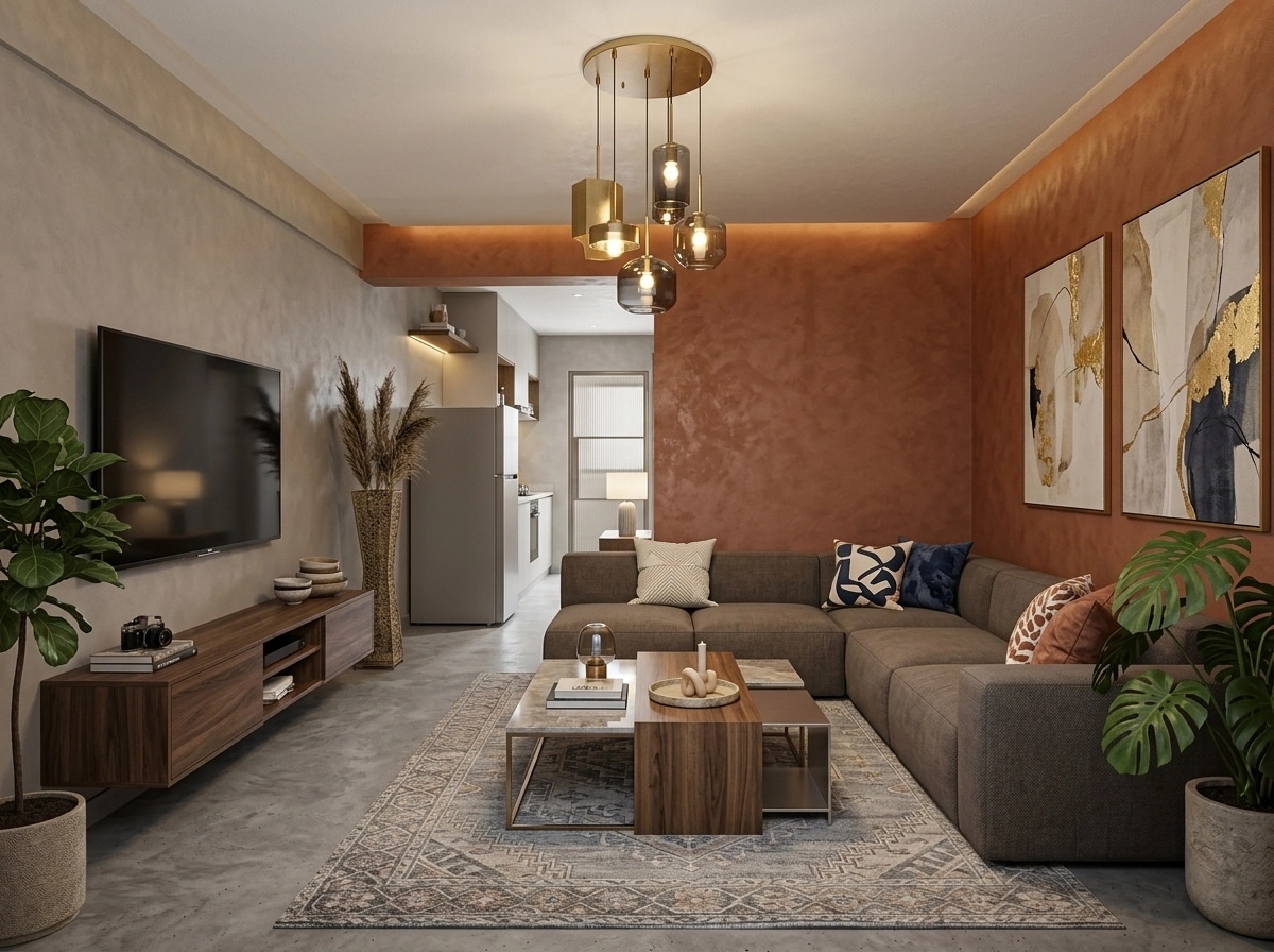Interior design in Contemporary style — Living Room by GenRoom AI