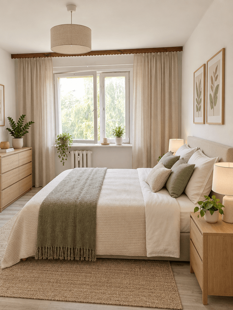 Interior design in Scandinavian style — Bedroom by GenRoom AI