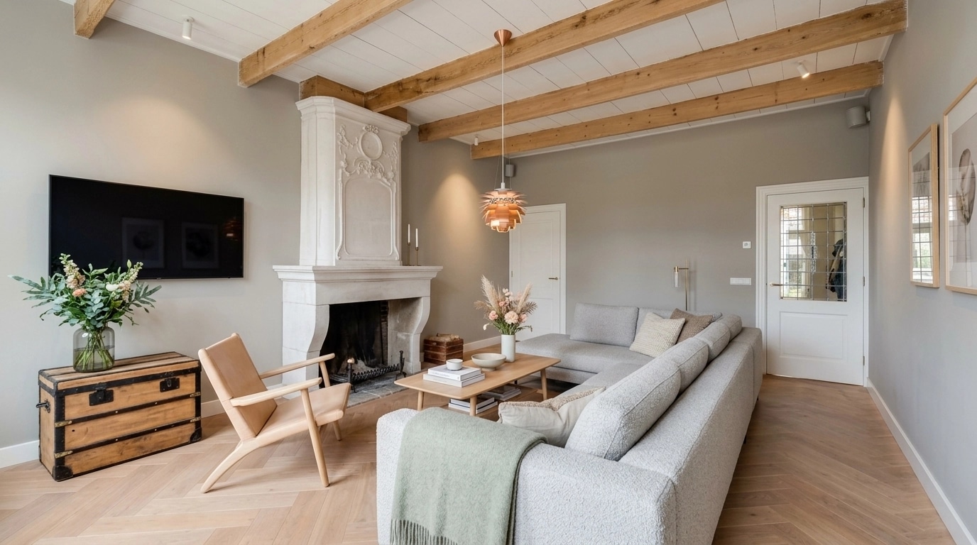 Scandinavian Living Room design — interior photo by GenRoom AI