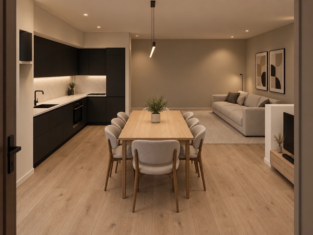 Interior design in Contemporary style — Living Room by GenRoom AI