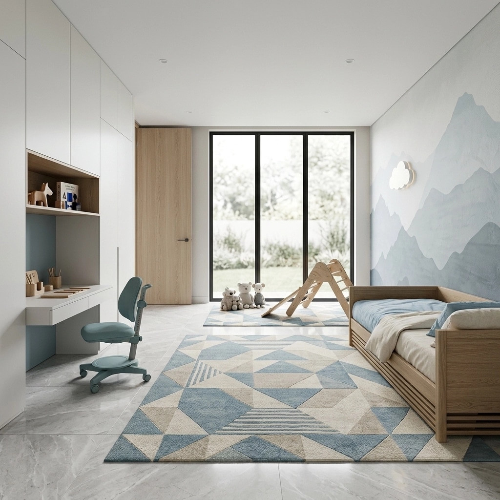 Minimalism Quarto Infantil design — interior photo by GenRoom AI