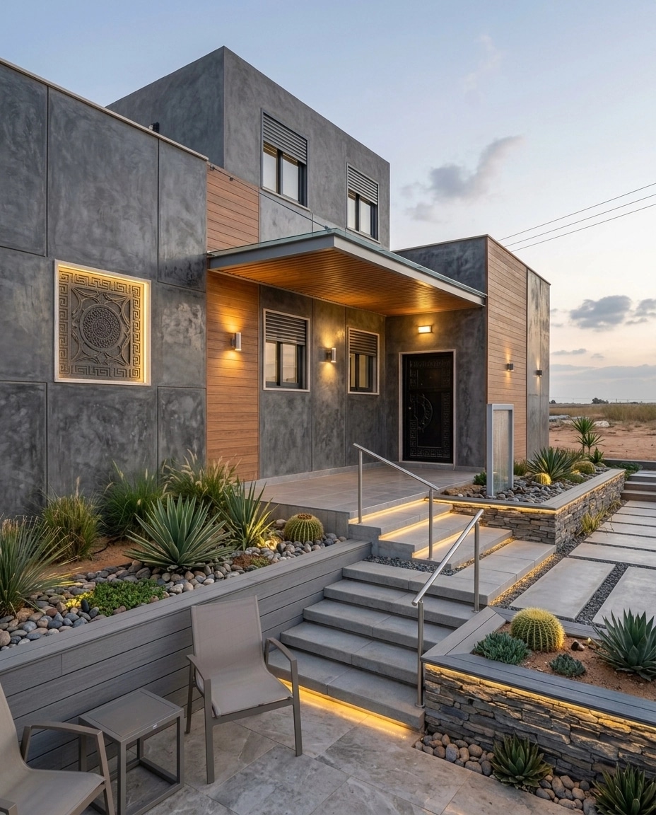 Contemporary Facade Facade design — facade photo by GenRoom AI