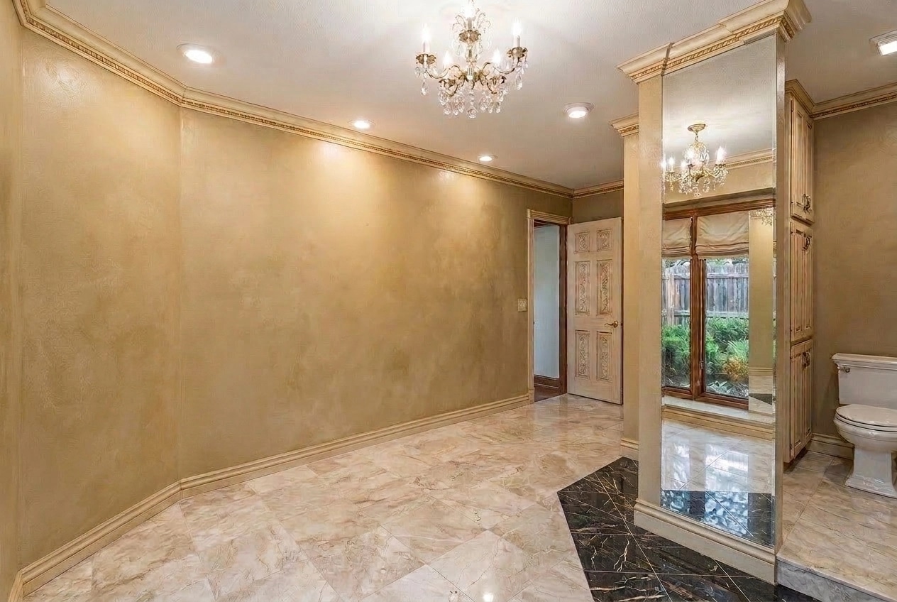 Bathroom interior in Neoclassic style — photo by GenRoom AI