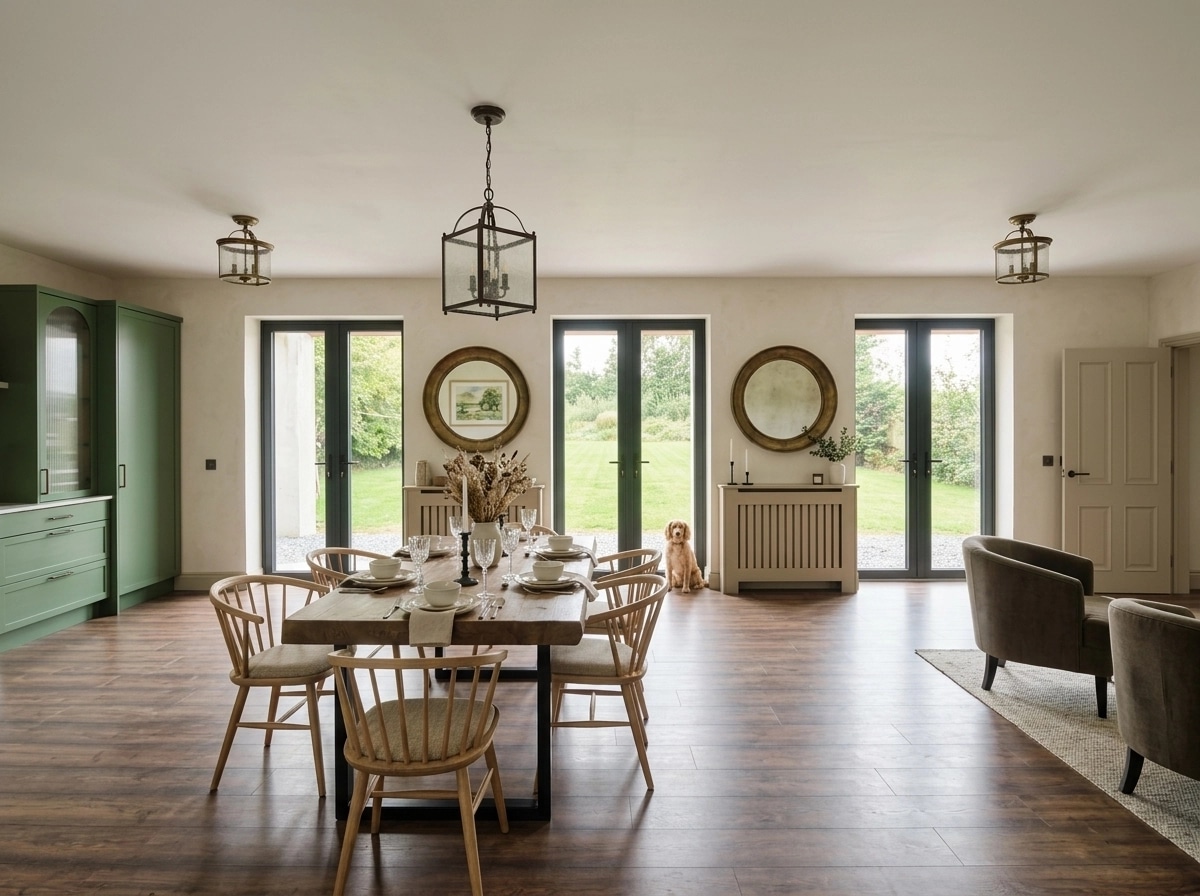 Interior design in Modern Farmhouse style — dining_room by GenRoom AI
