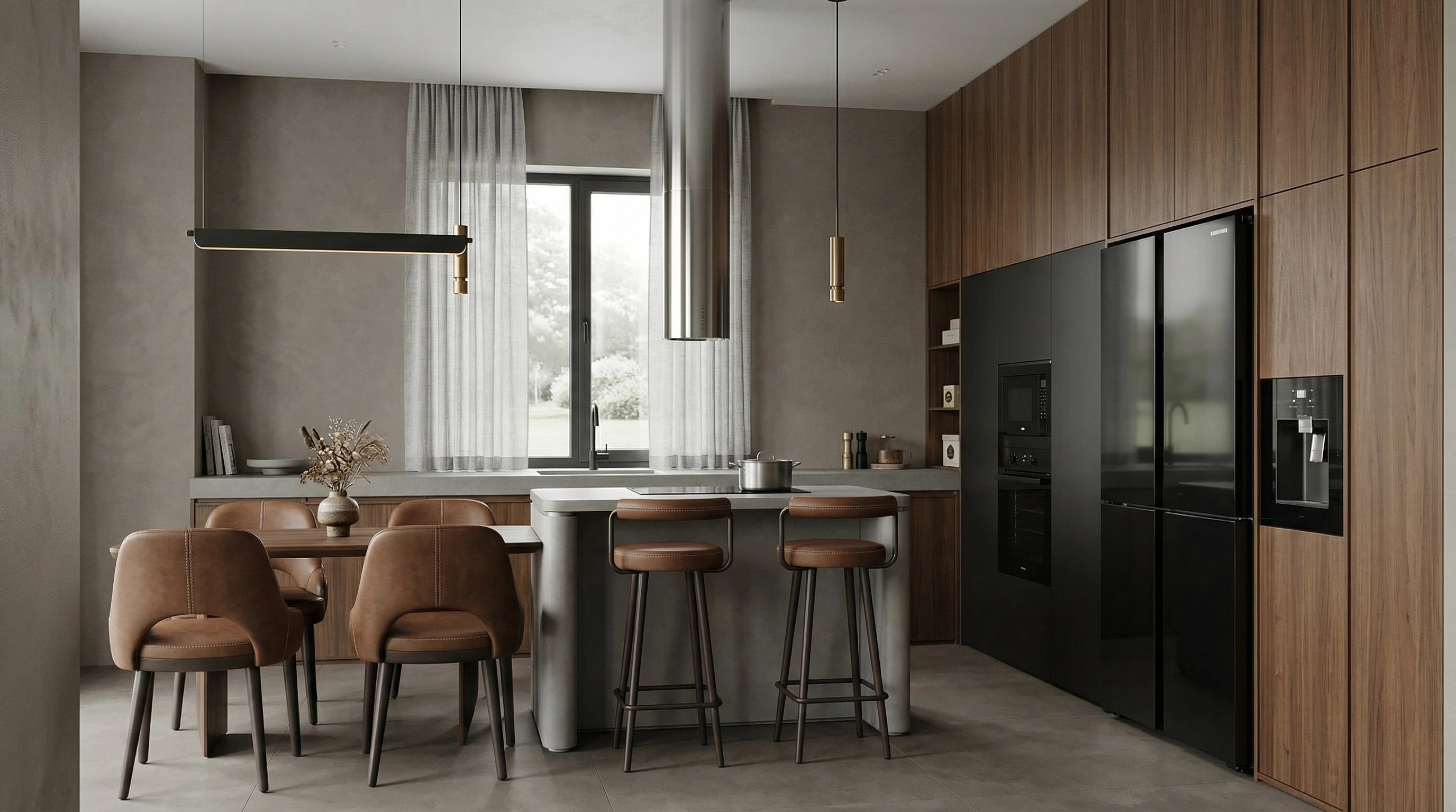 Minimalism Kitchen design — interior photo by GenRoom AI