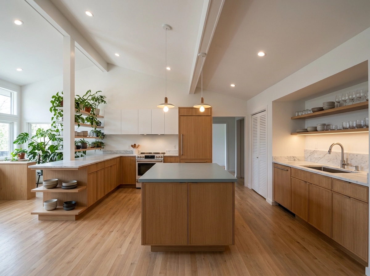 Kitchen interior in no_style style — photo by GenRoom AI