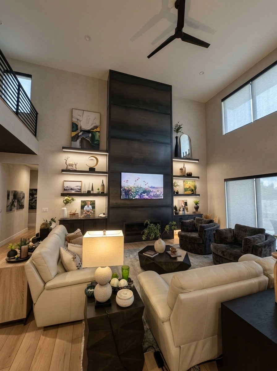 Interior design in Contemporary style — Living Room by GenRoom AI