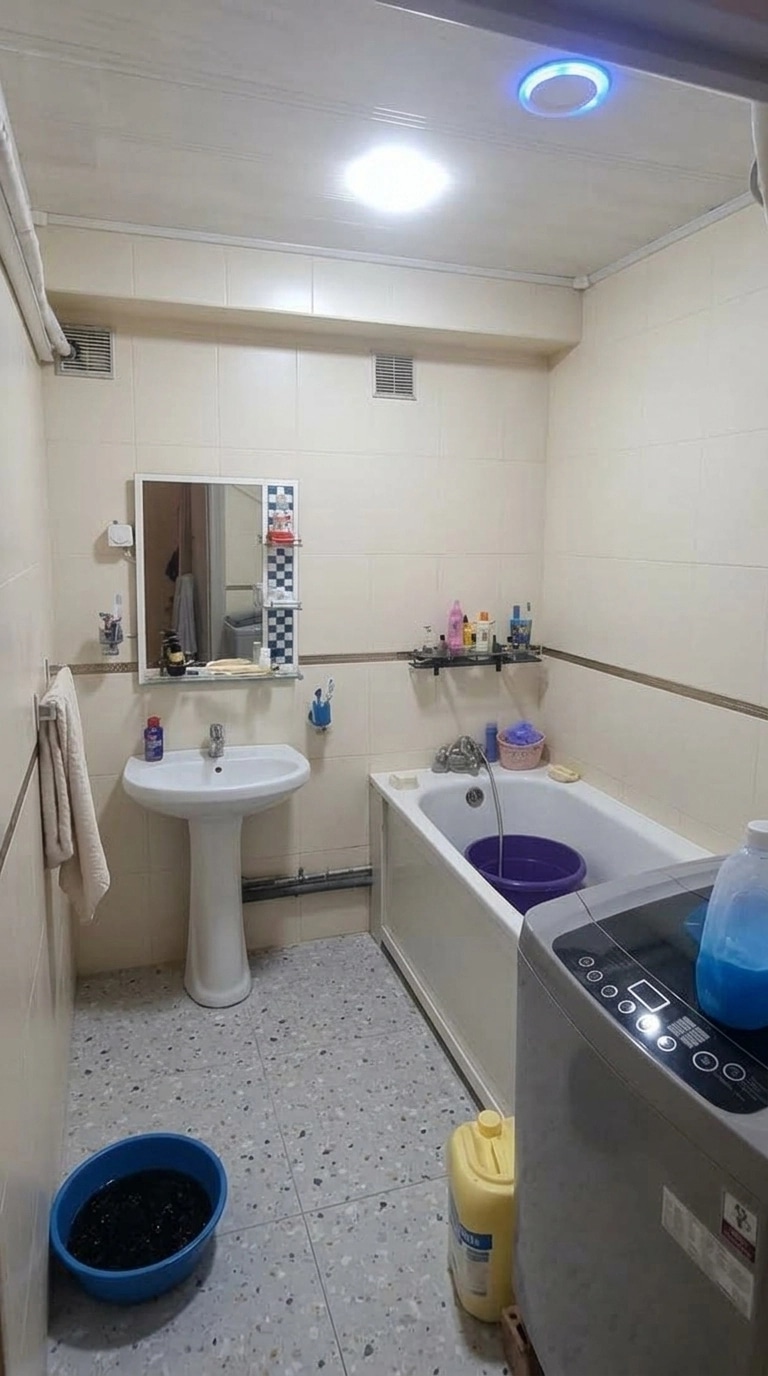 Bathroom interior in no_style style — photo by GenRoom AI