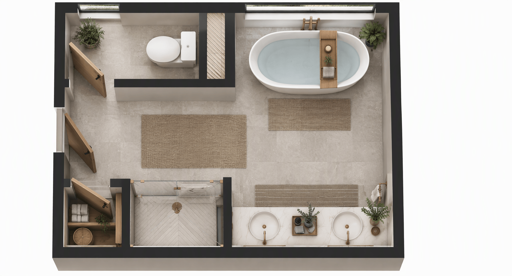 Interior design in Contemporary style — Living Room by GenRoom AI