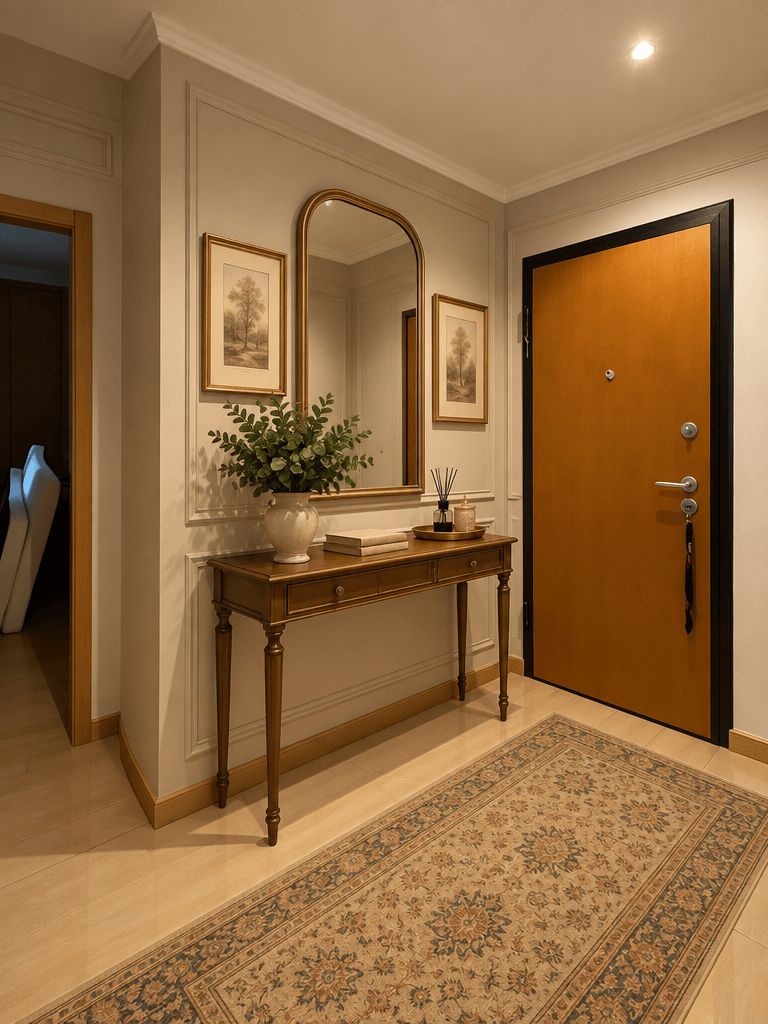 Hallway interior in Classic style — photo by GenRoom AI