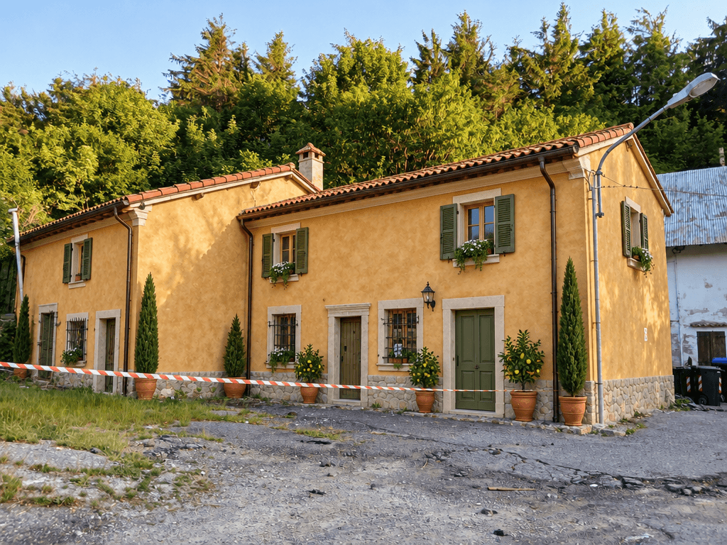 Facade design in Italian Villa Facade style — Facade by GenRoom AI