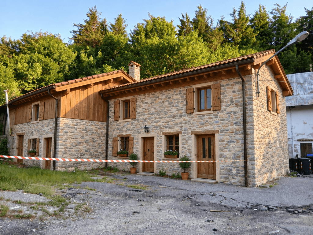 Facade design in Chalet Facade style — photo by GenRoom AI