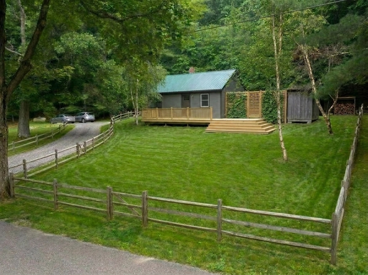Landscape design in Scandinavian Garden style — Yard by GenRoom AI