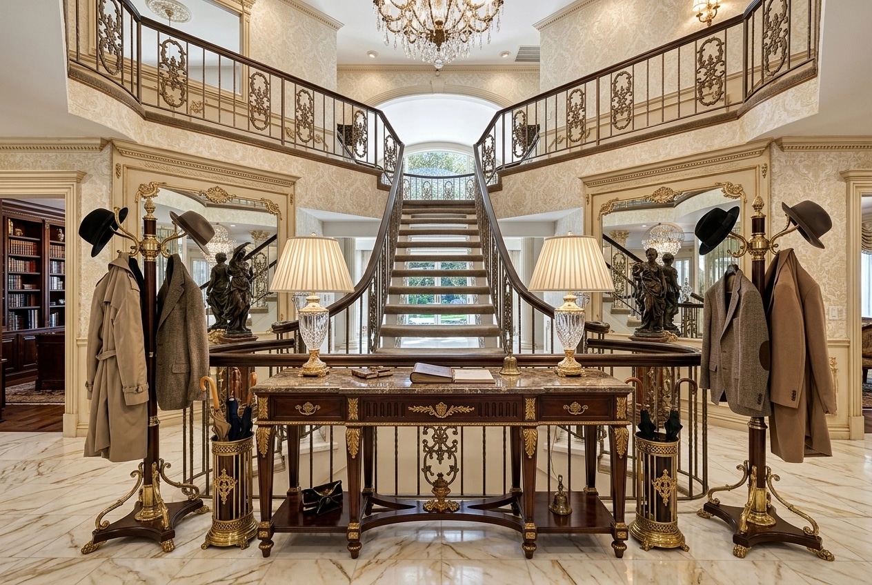 Interior design in Classic style — Hallway by GenRoom AI