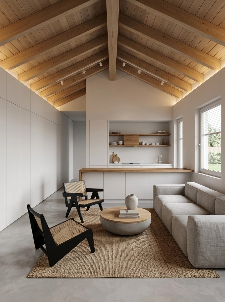 Interior design in Minimalism style — Living Room by GenRoom AI