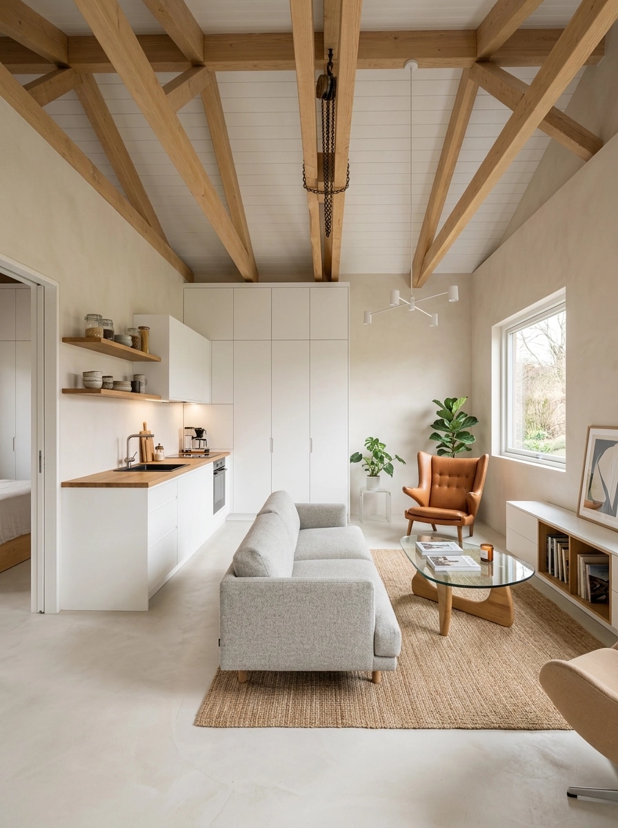 Scandinavian Living Room design — interior photo by GenRoom AI