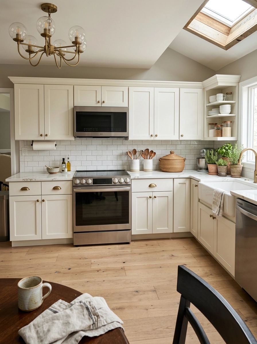 Modern Farmhouse Dapur design — interior photo by GenRoom AI