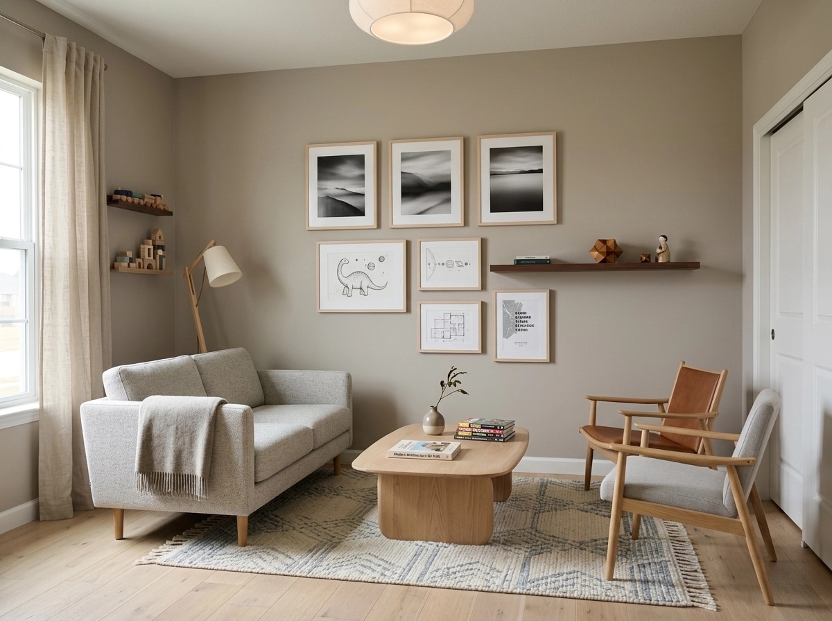 Scandinavian Living Room design — interior photo by GenRoom AI