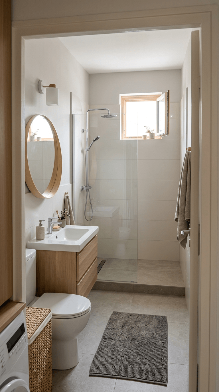 Interior design in Scandinavian style — Bathroom by GenRoom AI