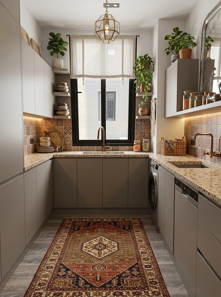 Bohemian Kitchen design — interior photo by GenRoom AI
