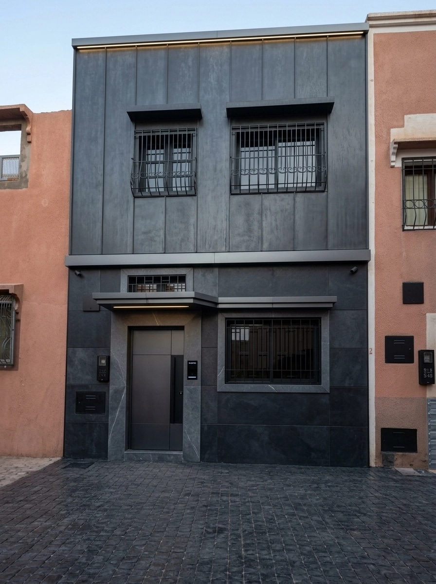 Blacktec Facade Facade design — facade photo by GenRoom AI