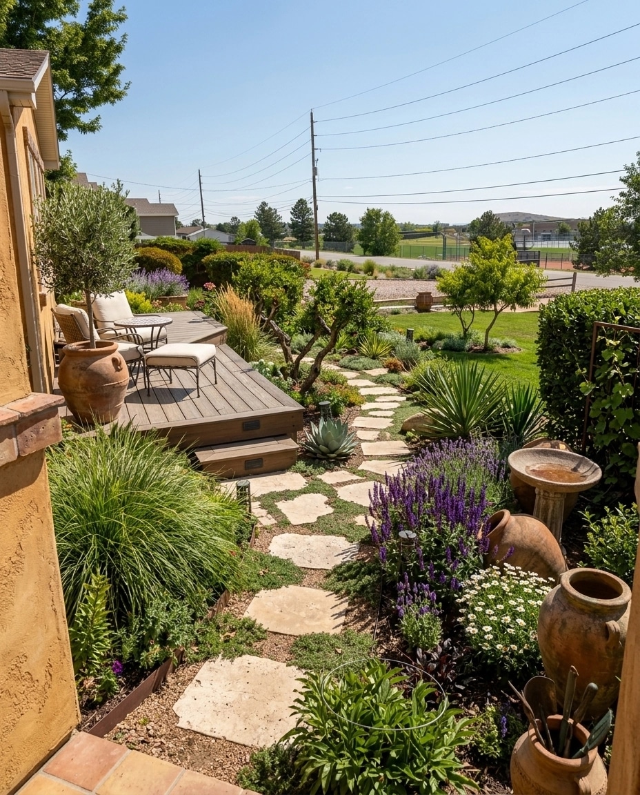 Mediterranean Yard Yard design — yard photo by GenRoom AI