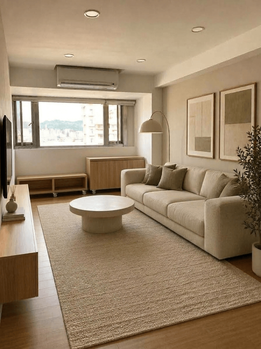 Design interior în stil Minimalism — Living de GenRoom AI