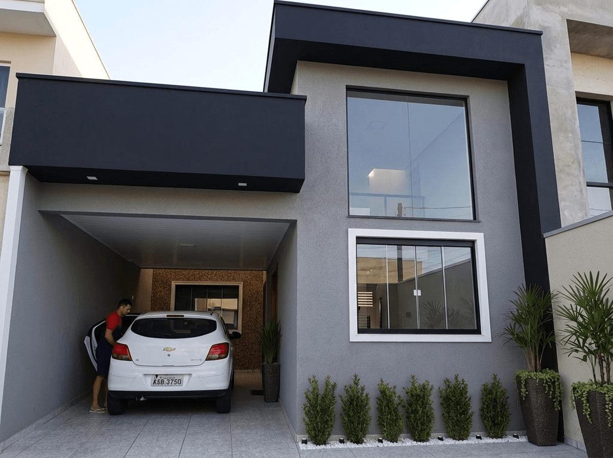 Contemporary Facade Facade design — facade photo by GenRoom AI