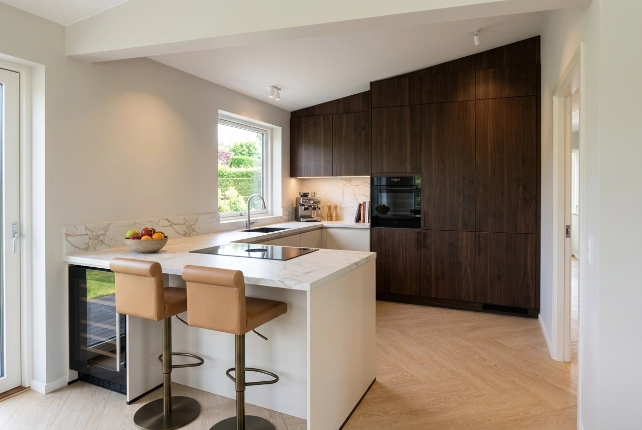 Scandinavian Kitchen design — interior photo by GenRoom AI