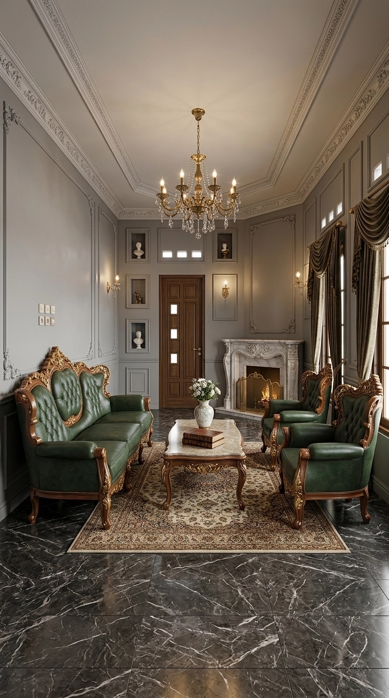 Interior design in Classic style — Living Room by GenRoom AI