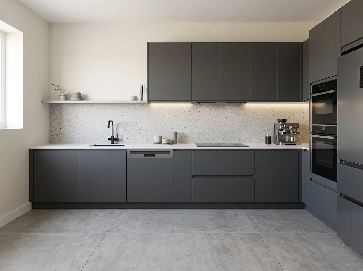 Interior design in Contemporary style — Kitchen by GenRoom AI