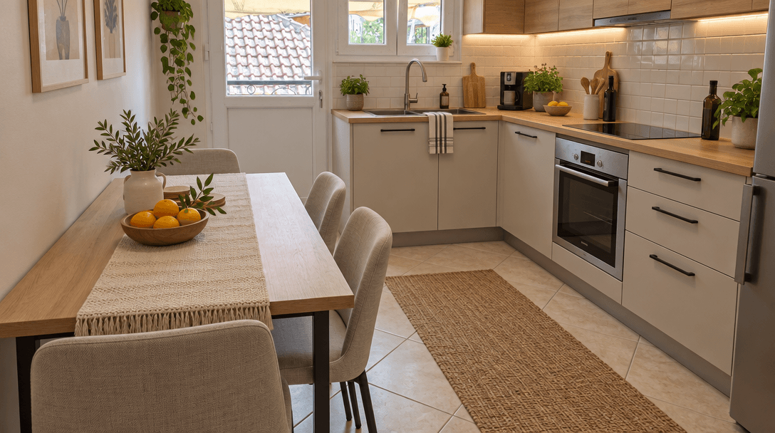 Kitchen interior in Contemporary style — photo by GenRoom AI
