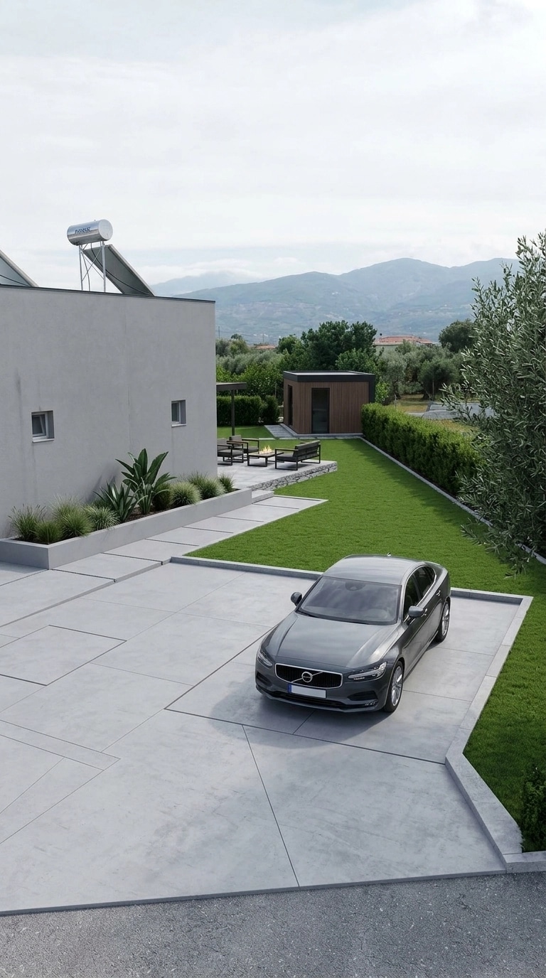 Landscape design in Minimalist Yard style — Yard by GenRoom AI