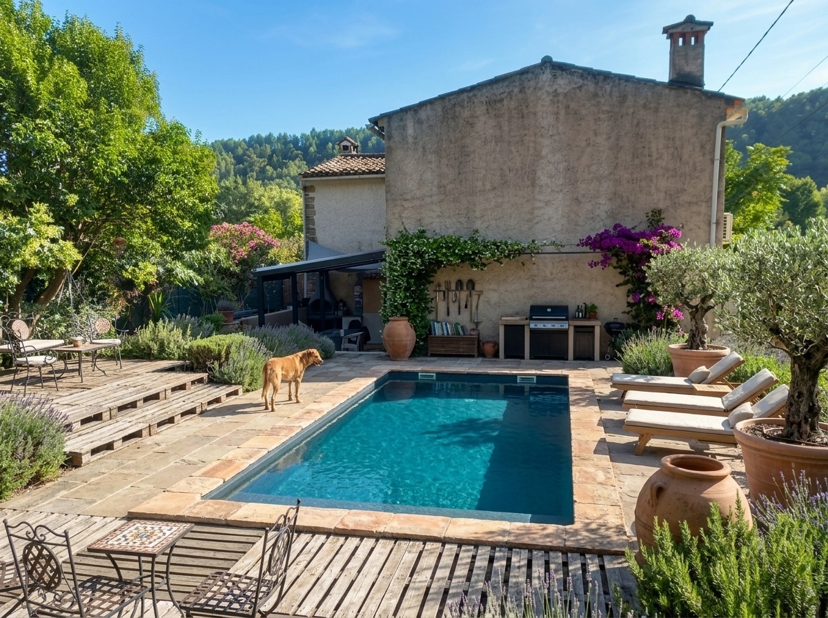 Mediterranean Yard Yard design — yard photo by GenRoom AI