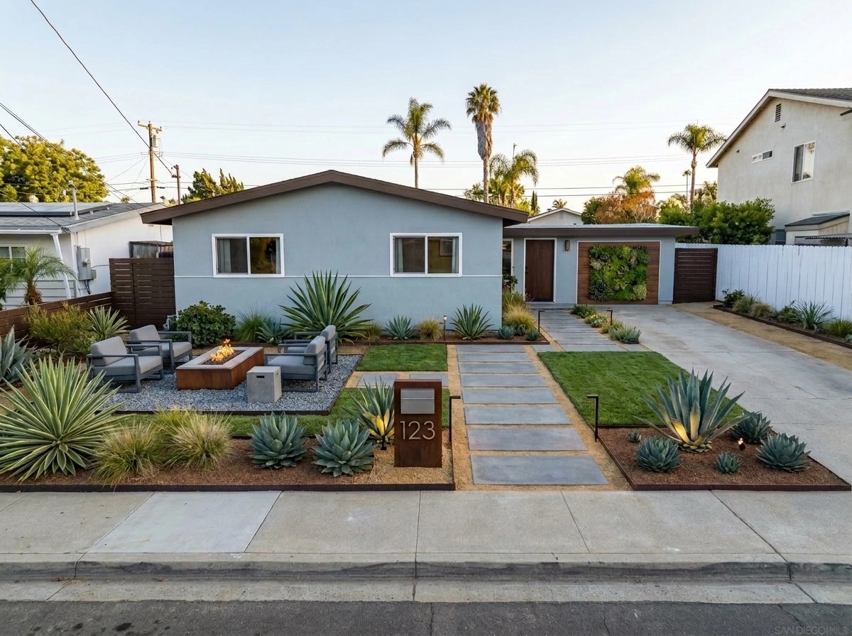 Landscape design in Contemporary Yard style — Yard by GenRoom AI